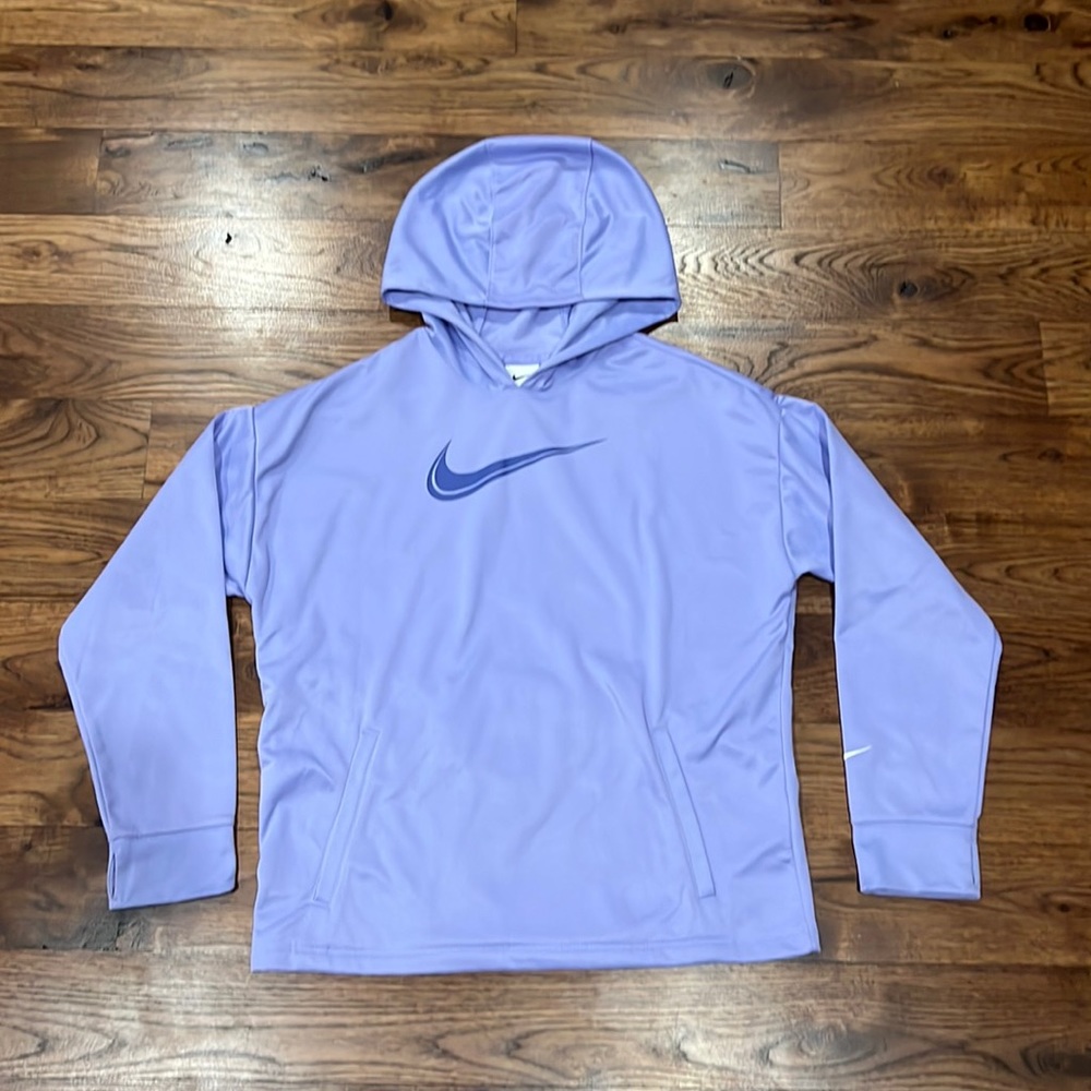 Girls youth L (Large) purple Nike hoodie